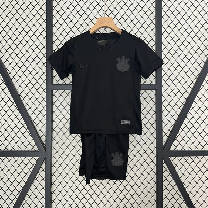 Conjunto Infantil Corinthians II 24/25 - Preto