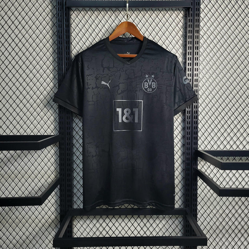 Camisa Borussia Dortmund Blackout 2023 - Preta