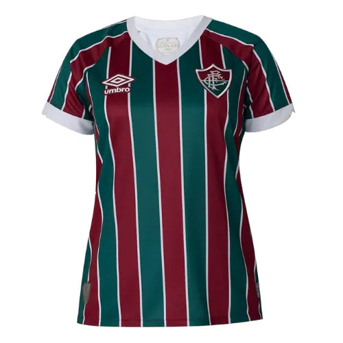 Camisa Fluminense Home 23/24 Feminina - Vinho e Verde