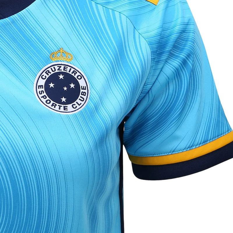 Camisa Cruzeiro Feminina Third 23/24 - Azul