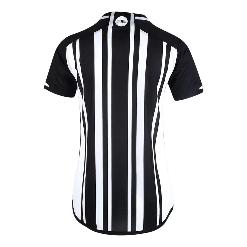 Camisa Atlético Mineiro Home 23/24 Feminina - Preta e Branca