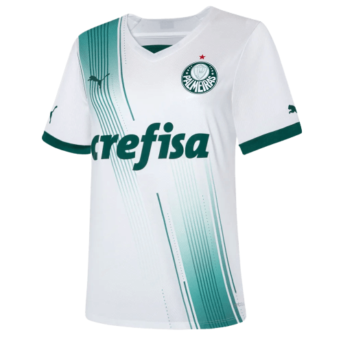 Camisa Palmeiras Away 23/24 Feminina - Branca