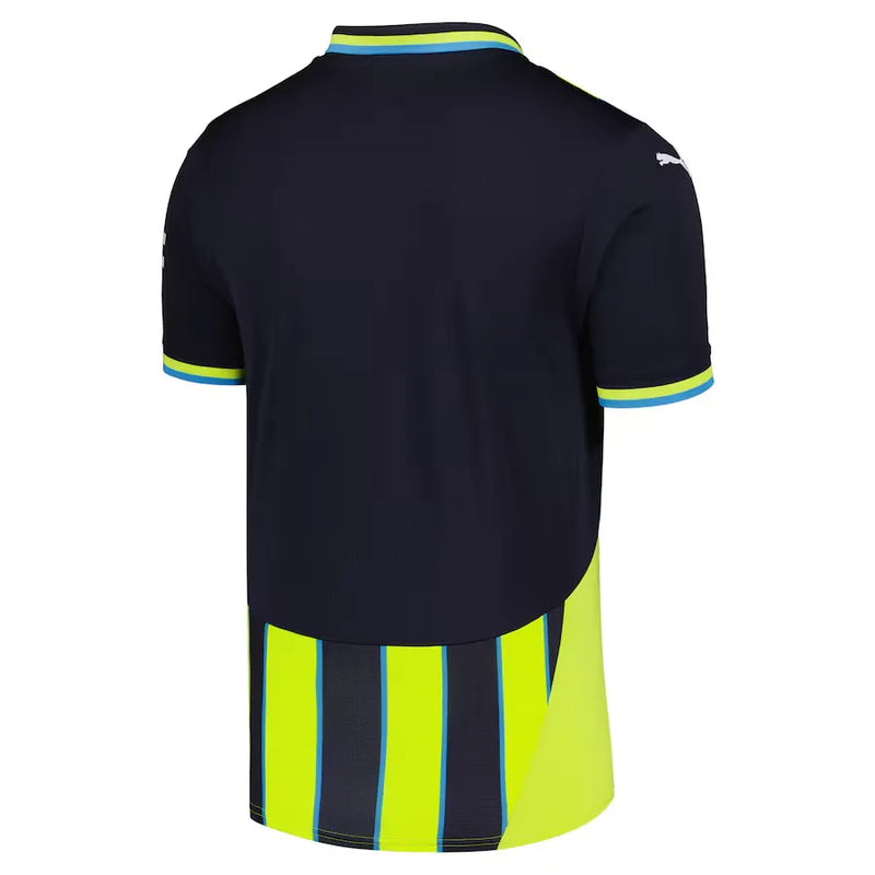 Camisa Manchester City Away 24/25 - Azul e Amarela